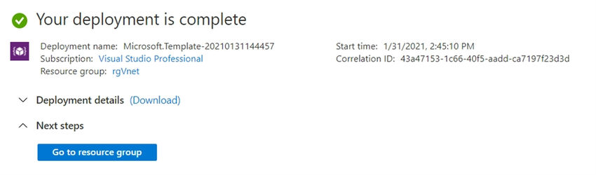 Create Virtual Network-32